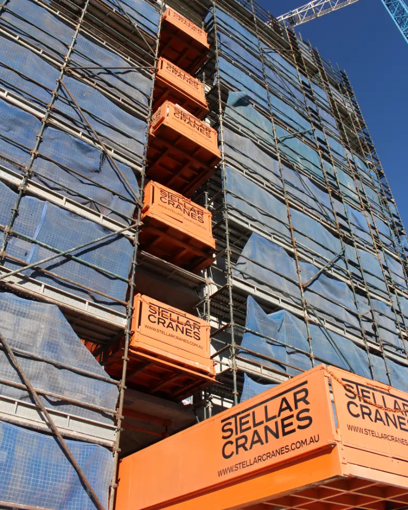 Stellar Cranes Loading Platforms at site Stellar Cranes Loading Platforms at site