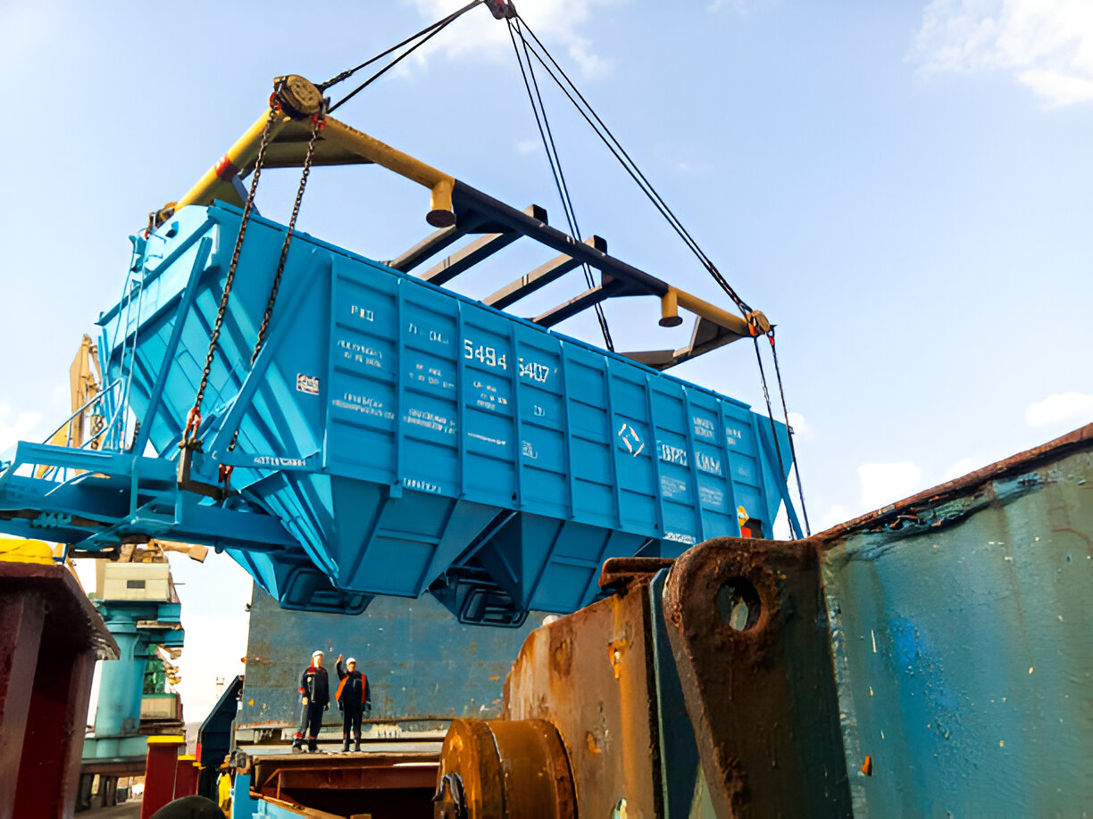 self unloading bins